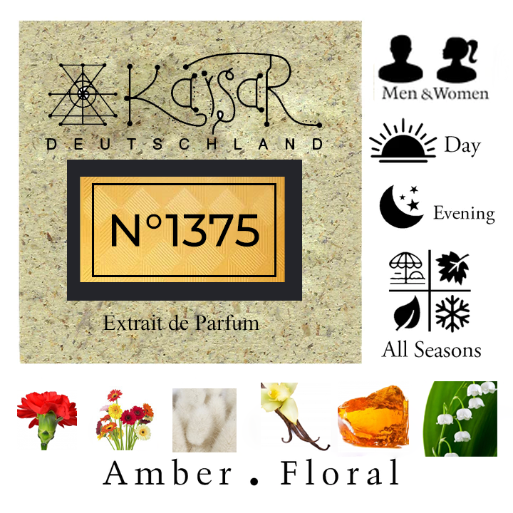 N°1375 Floral Amber Sensual Scent
